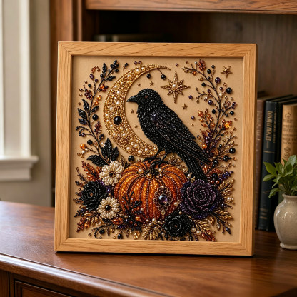 Halloween Pearl Art DIY Kit – Turn Tiny Pearls into Spooky-Cute Magic