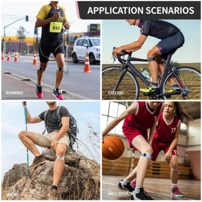 Patellar Support Strap For Knee Pain and Tendonitis (2 Straps Included)