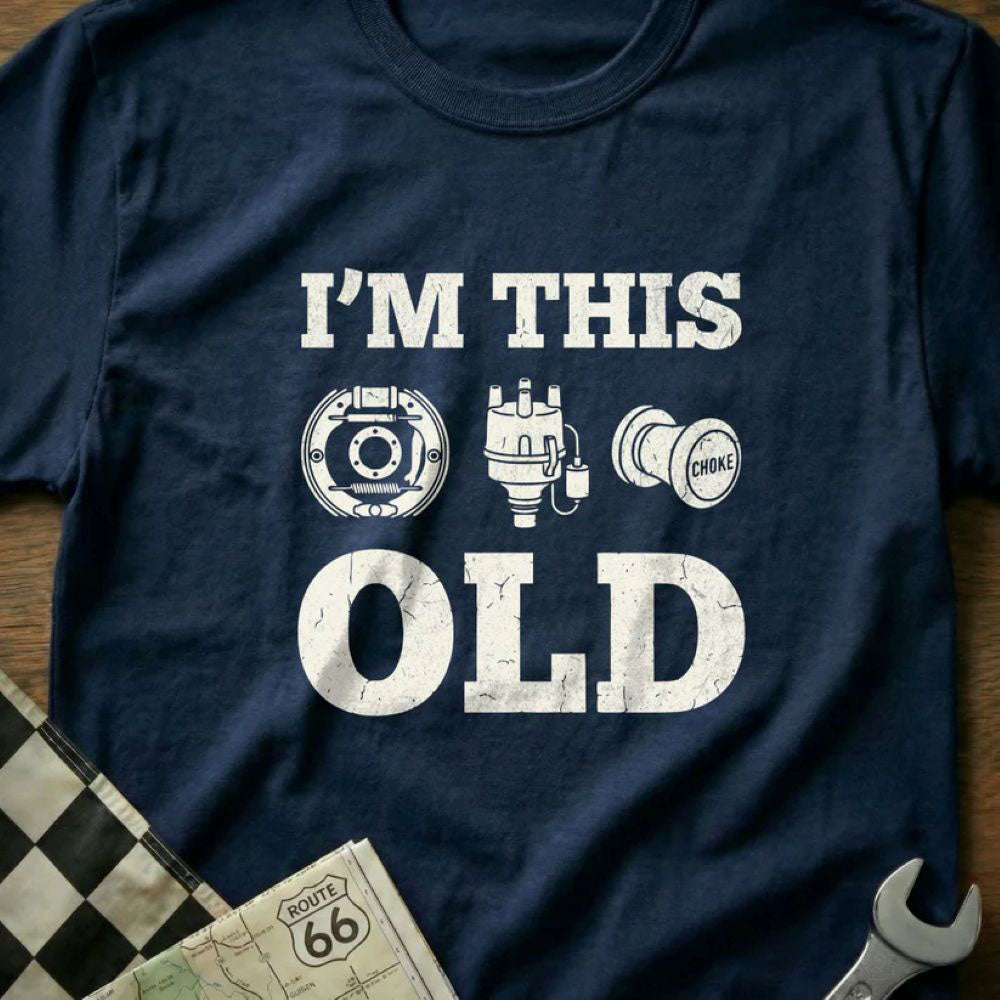 I'm This Old - Old School Car T-Shirt
