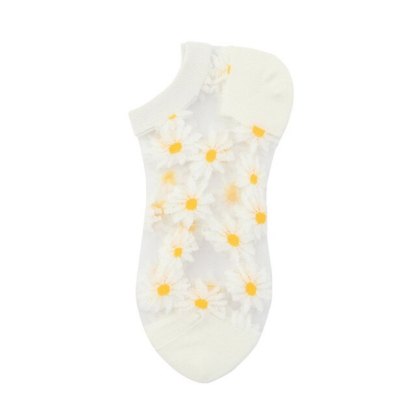 Translucent Daisy Socks