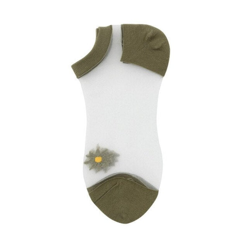 Translucent Daisy Socks