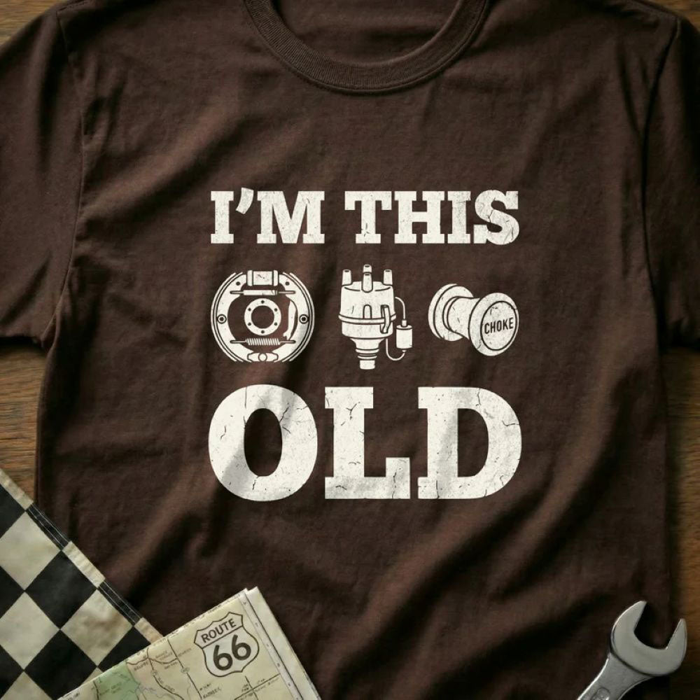 I'm This Old - Old School Car T-Shirt