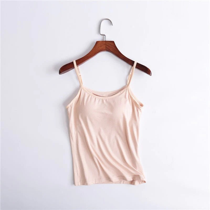 Camisole With Built-In Bra