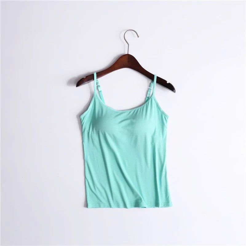 Camisole With Built-In Bra