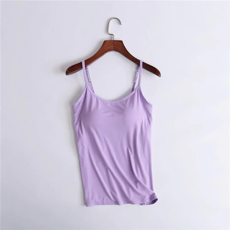 Camisole With Built-In Bra