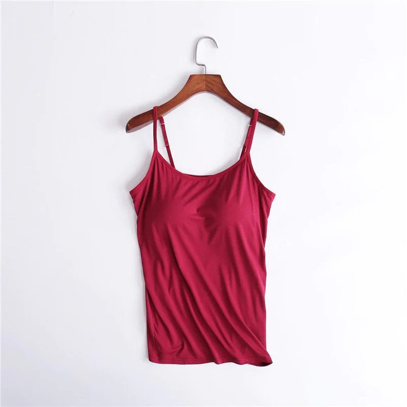 Camisole With Built-In Bra