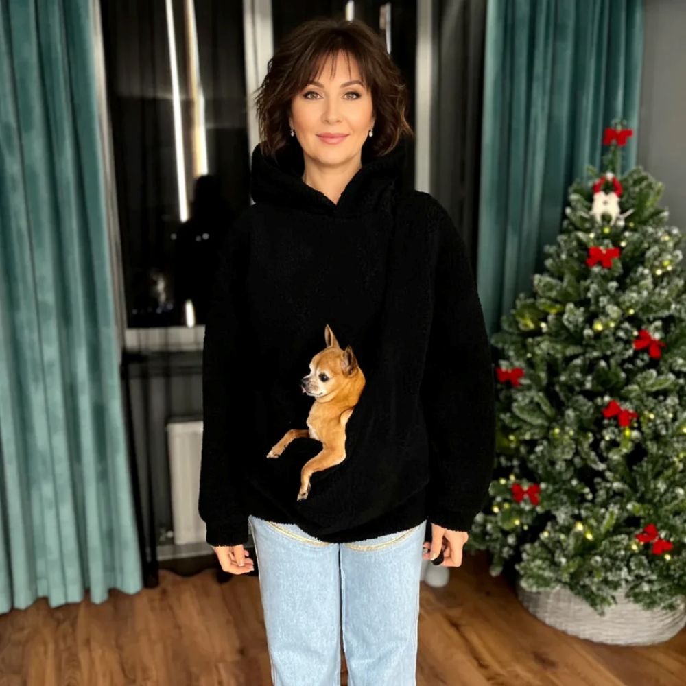 Paw Hug - Pet Carrier Kangaroo Hoodie