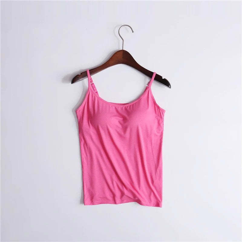 Camisole With Built-In Bra