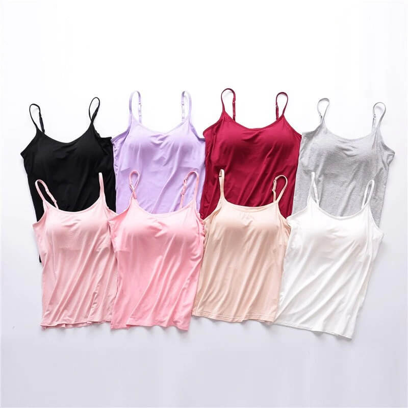 Camisole With Built-In Bra