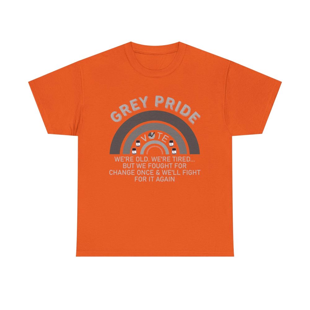 Grey Pride Graphic T-Shirt – Celebrating Strength, Wisdom & Experience