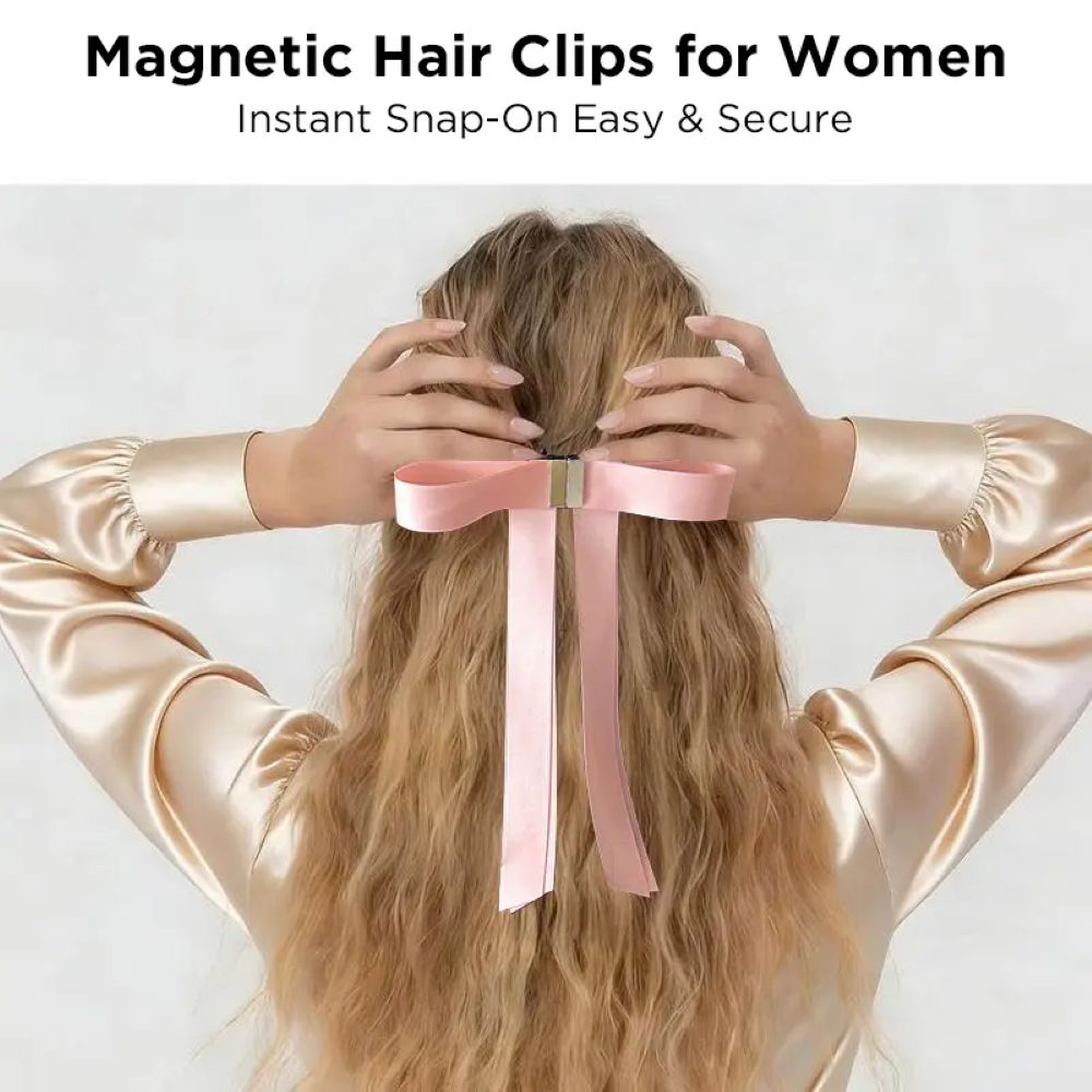 Magnetic Bow Clip - Magnetic Hair Clips For Women