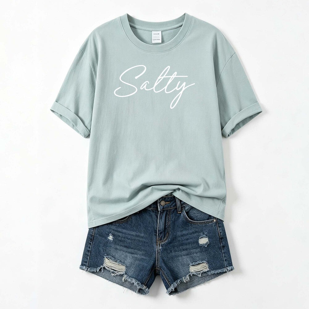 Salty Beach Girl Tee - Ocean Lover Shirt