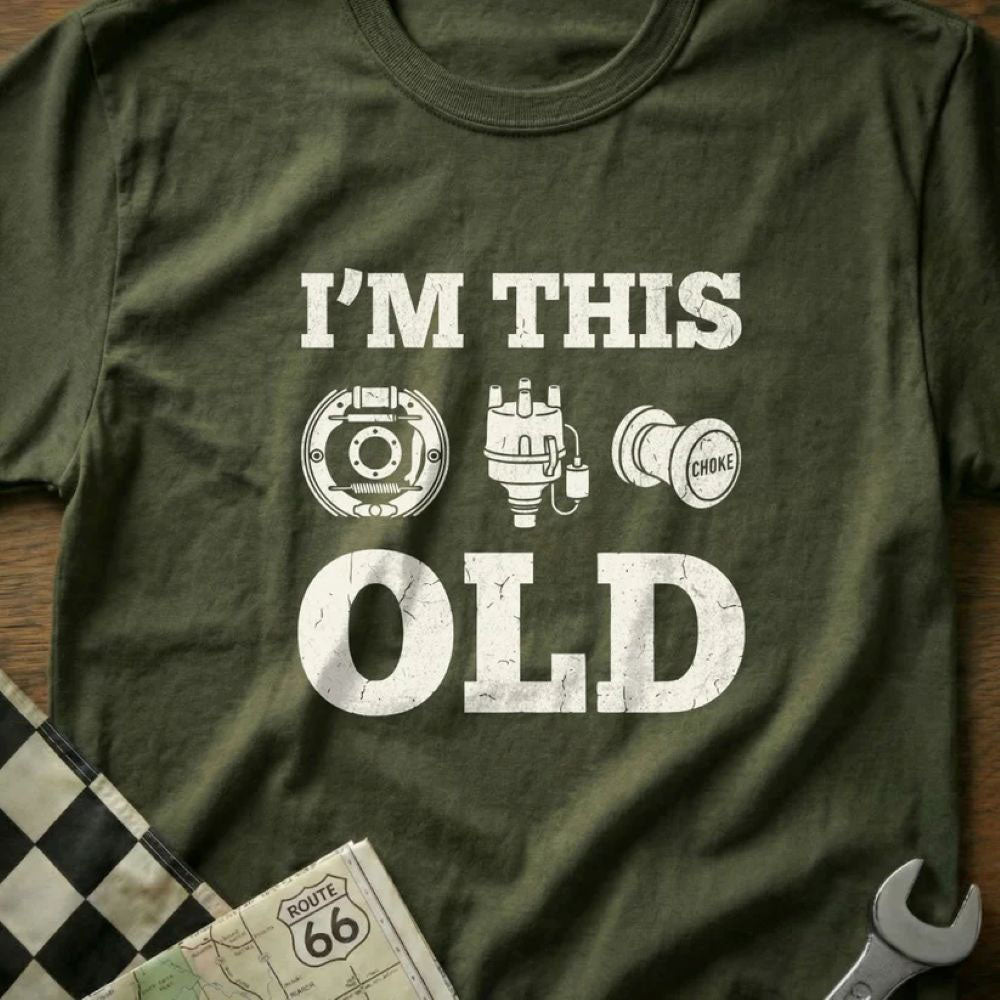 I'm This Old - Old School Car T-Shirt