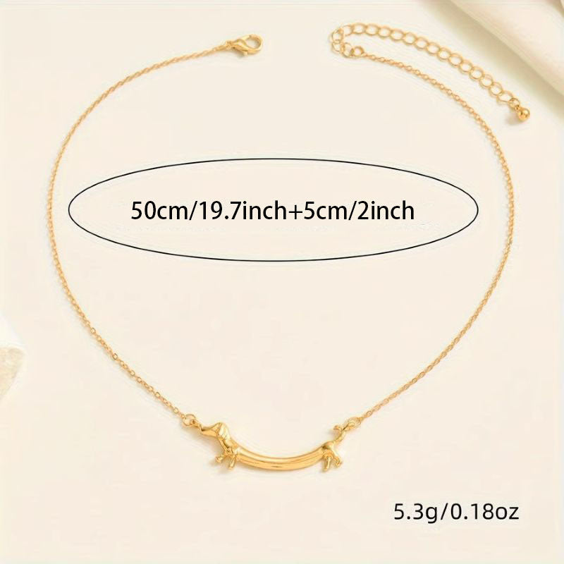Elegant Dachshund Necklace