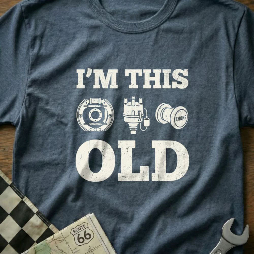 I'm This Old - Old School Car T-Shirt