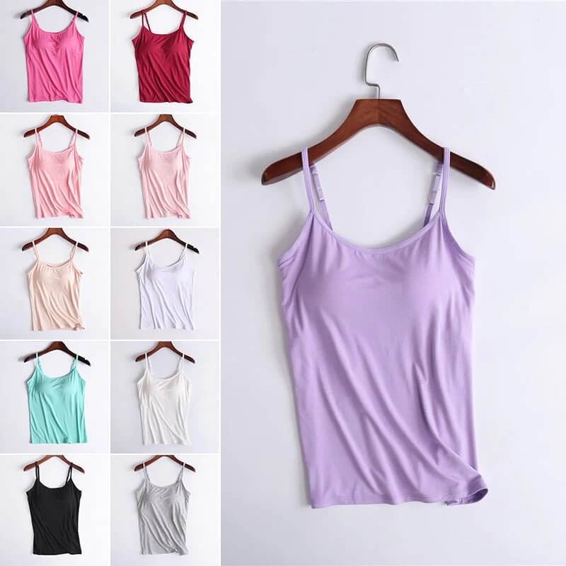 Camisole With Built-In Bra