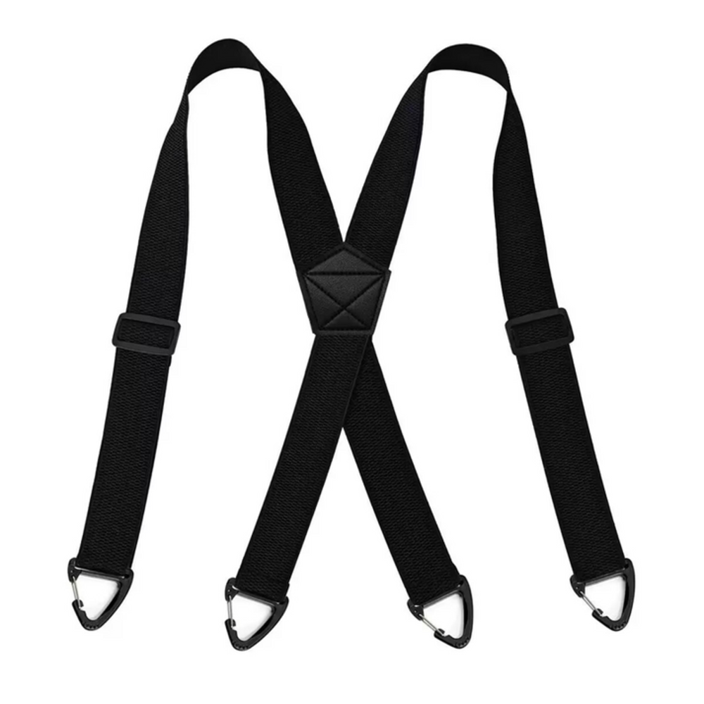 Men's Adjustable Suspenders - X-Back / Y-Back Styles with Hook Clips