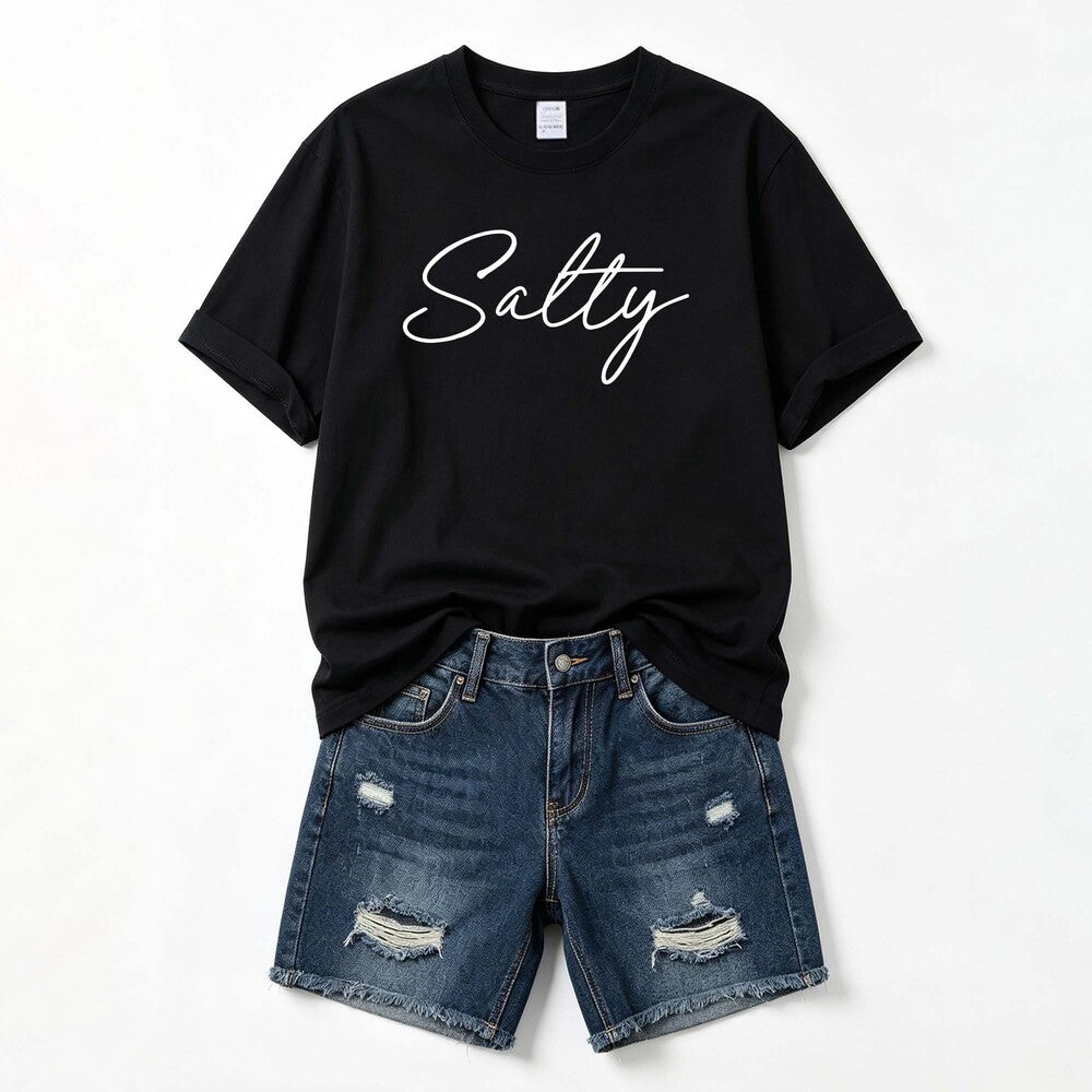 Salty Beach Girl Tee - Ocean Lover Shirt