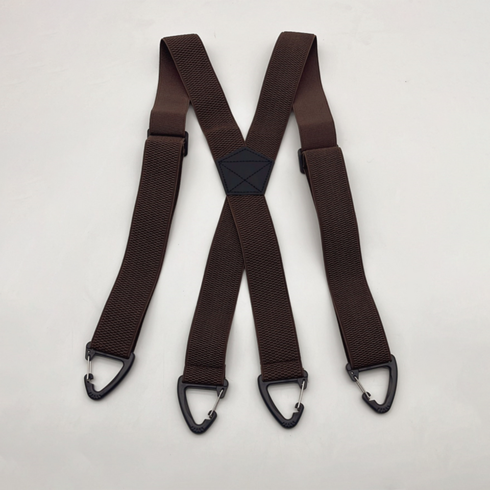 Men's Adjustable Suspenders - X-Back / Y-Back Styles with Hook Clips