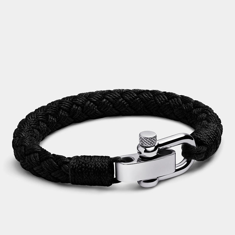 Metal Clasp Braided Bracelet