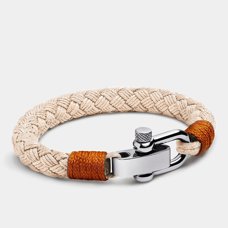 Metal Clasp Braided Bracelet
