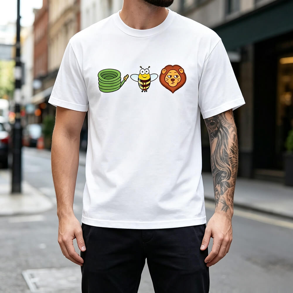 Combination Emoji Puzzle T-Shirt – Fun Rebus Graphic Tee