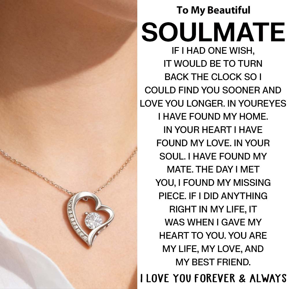 To My Beautiful Soulmate Necklace
