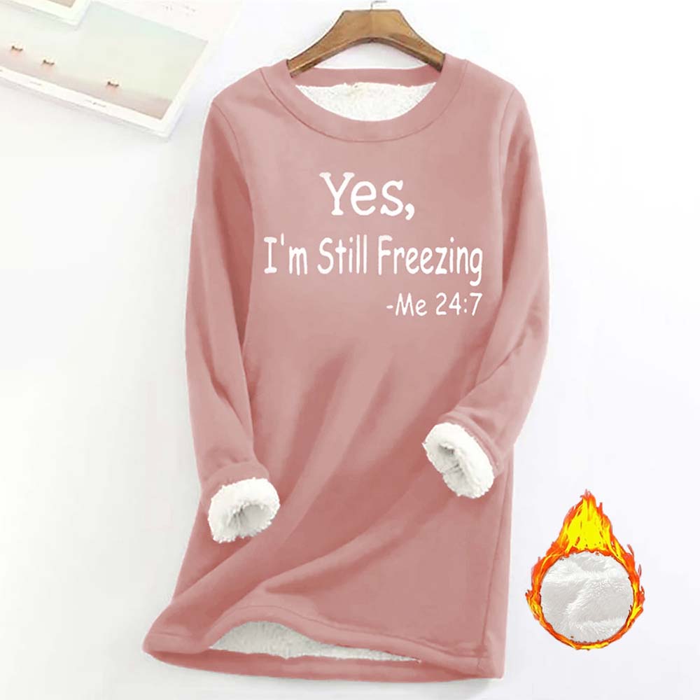 Women's Sweatshirt Pullover Fleece Teddy Fuzzy Letter Casual Round Neck Long Sleeve Top