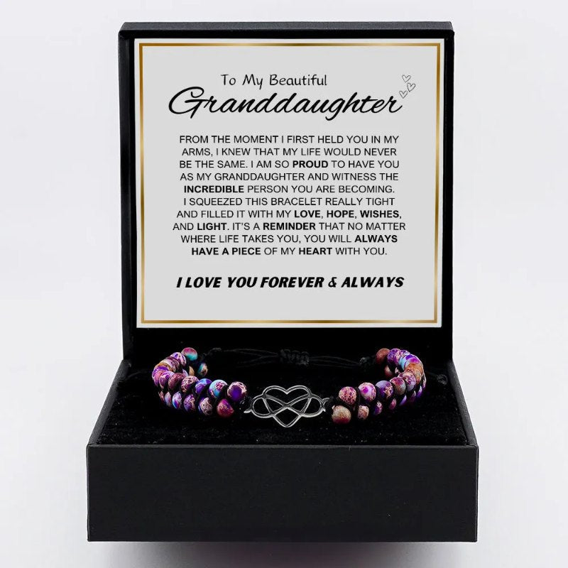 To My Granddaughter - Eternal Love Bracelet Gift Set