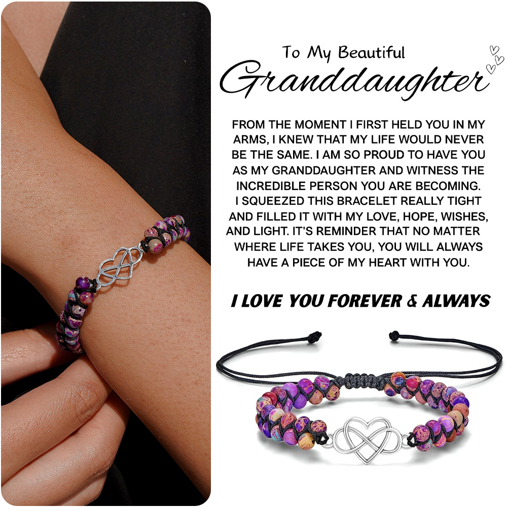 To My Granddaughter - Eternal Love Bracelet Gift Set