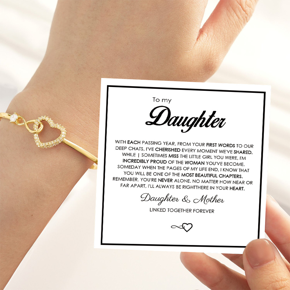 "To My Daughter" Forever Connected Bracelet