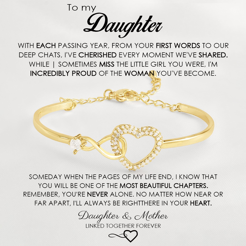 "To My Daughter" Forever Connected Bracelet