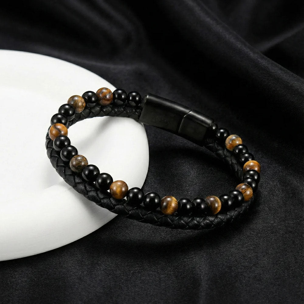To My Son - Tiger Eye Protection Bracelet