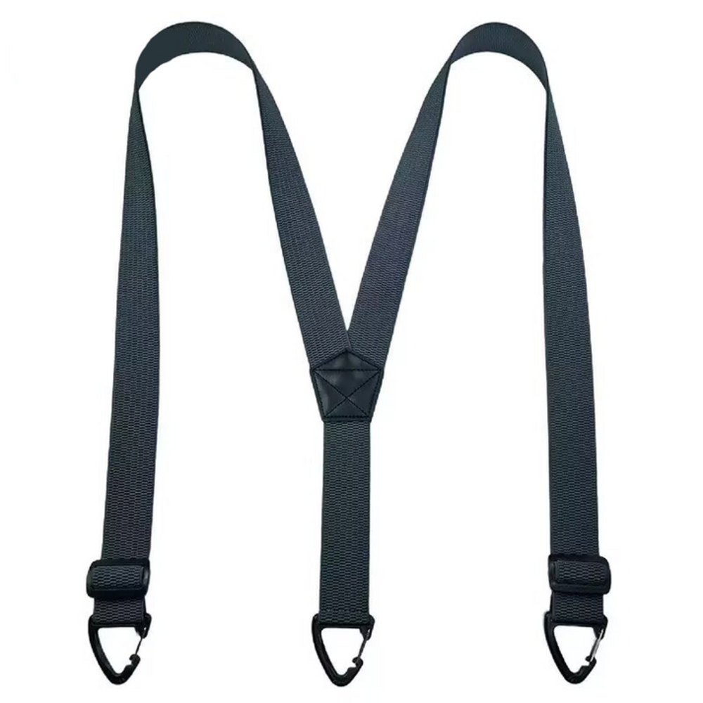 Men's Adjustable Suspenders - X-Back / Y-Back Styles with Hook Clips
