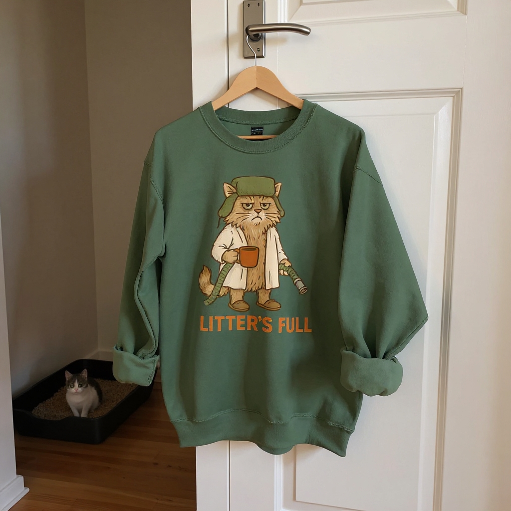 Litter's Full - Cat Sweatshirt