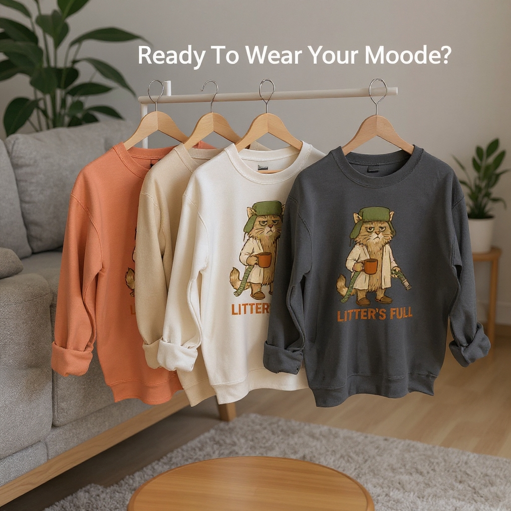 Litter's Full - Cat Sweatshirt