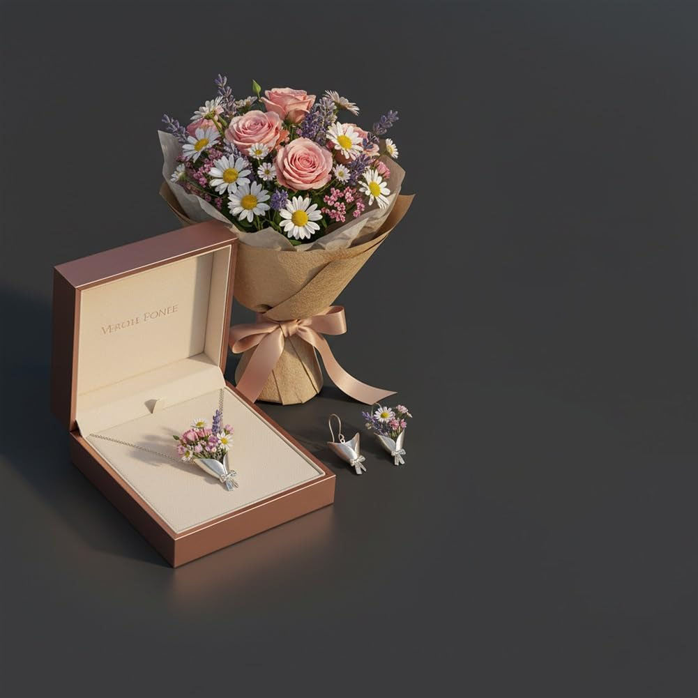 Real Flower Keepsake Necklace – DIY Floral Bouquet