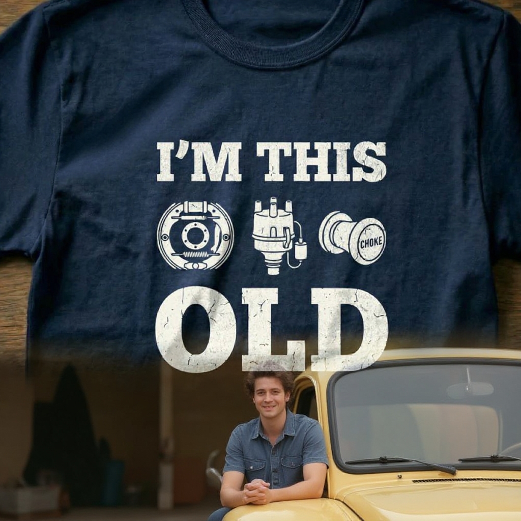 I'm This Old - Old School Car T-Shirt