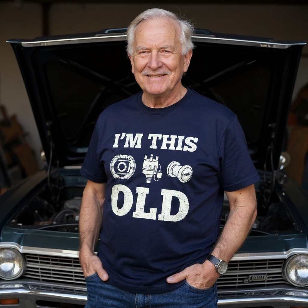 I'm This Old - Old School Car T-Shirt