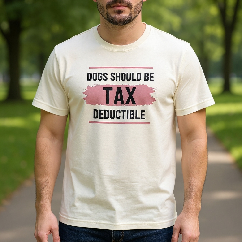 Dogs Should Be Tax Deductible - Funny Dog Lover T-Shirt