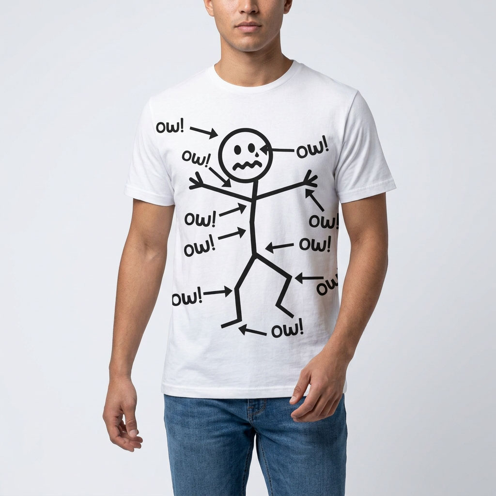 Humorous Chronic Pain Awareness T-Shirt