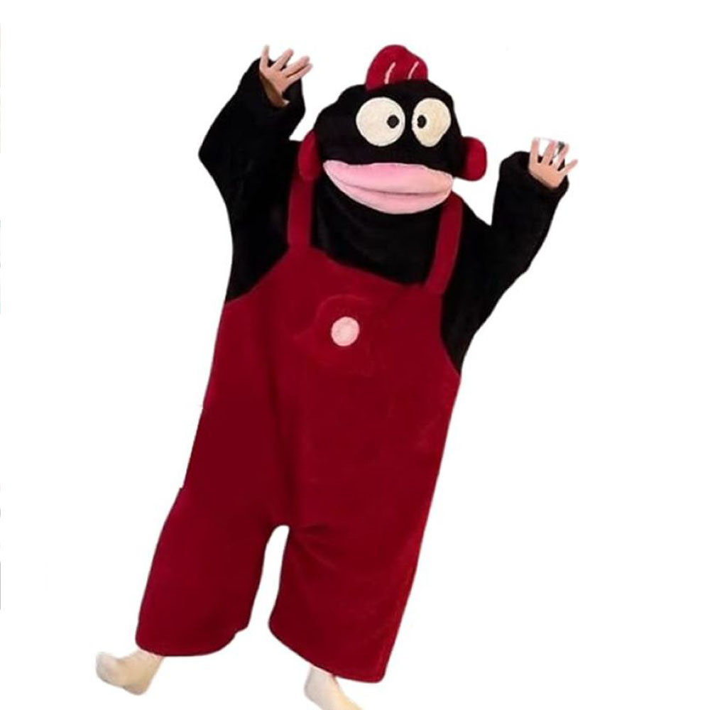 Funny Big Mouth Plush Onesie Pajamas