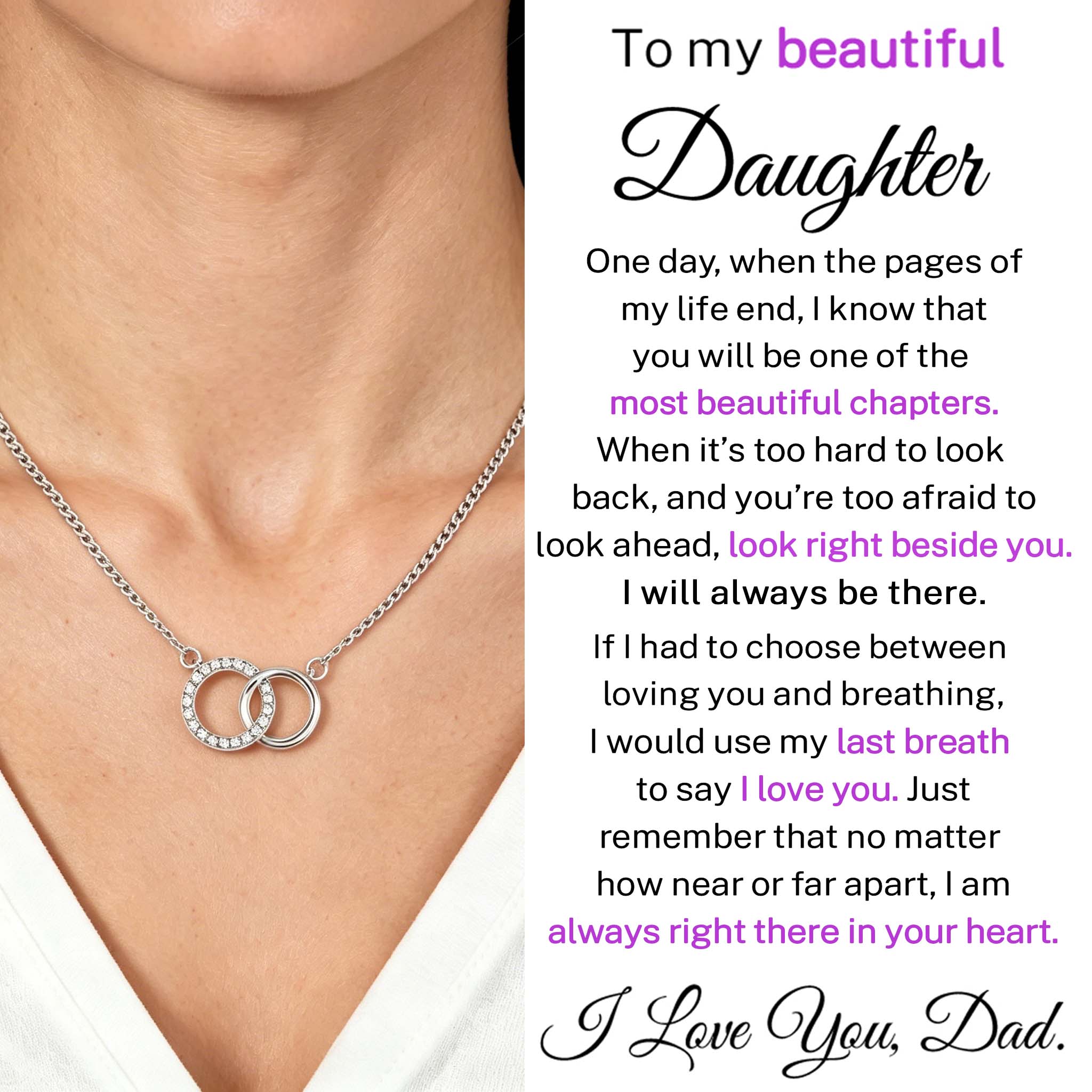 To My Beautiful Daughter - I’ll Always Be With You