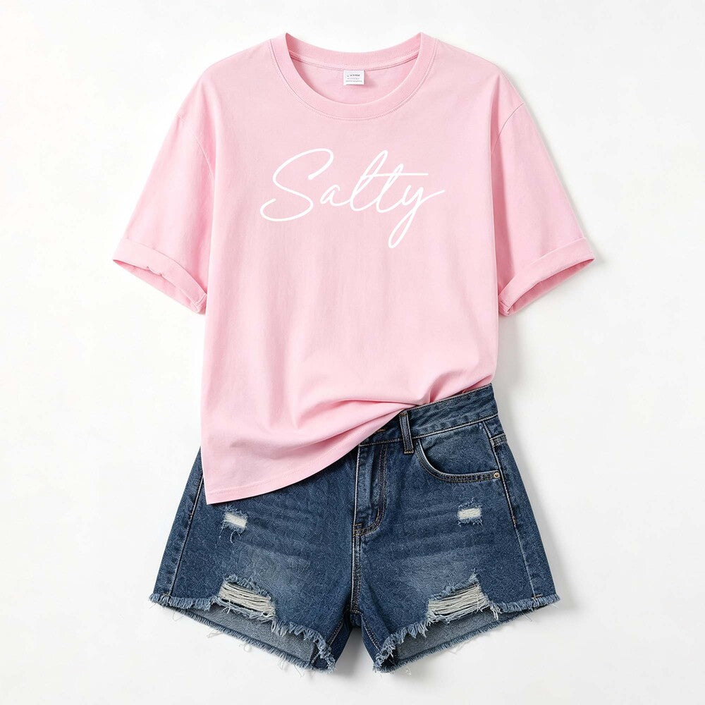 Salty Beach Girl Tee - Ocean Lover Shirt