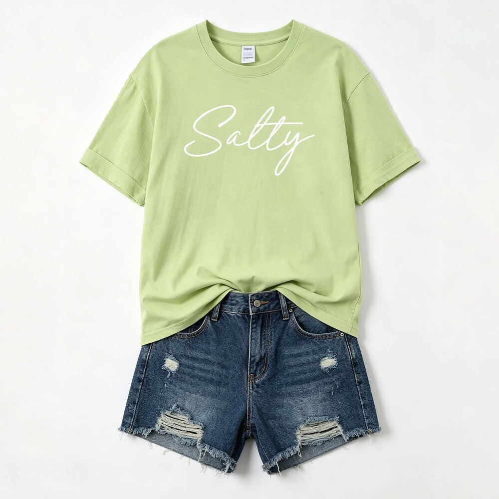 Salty Beach Girl Tee - Ocean Lover Shirt
