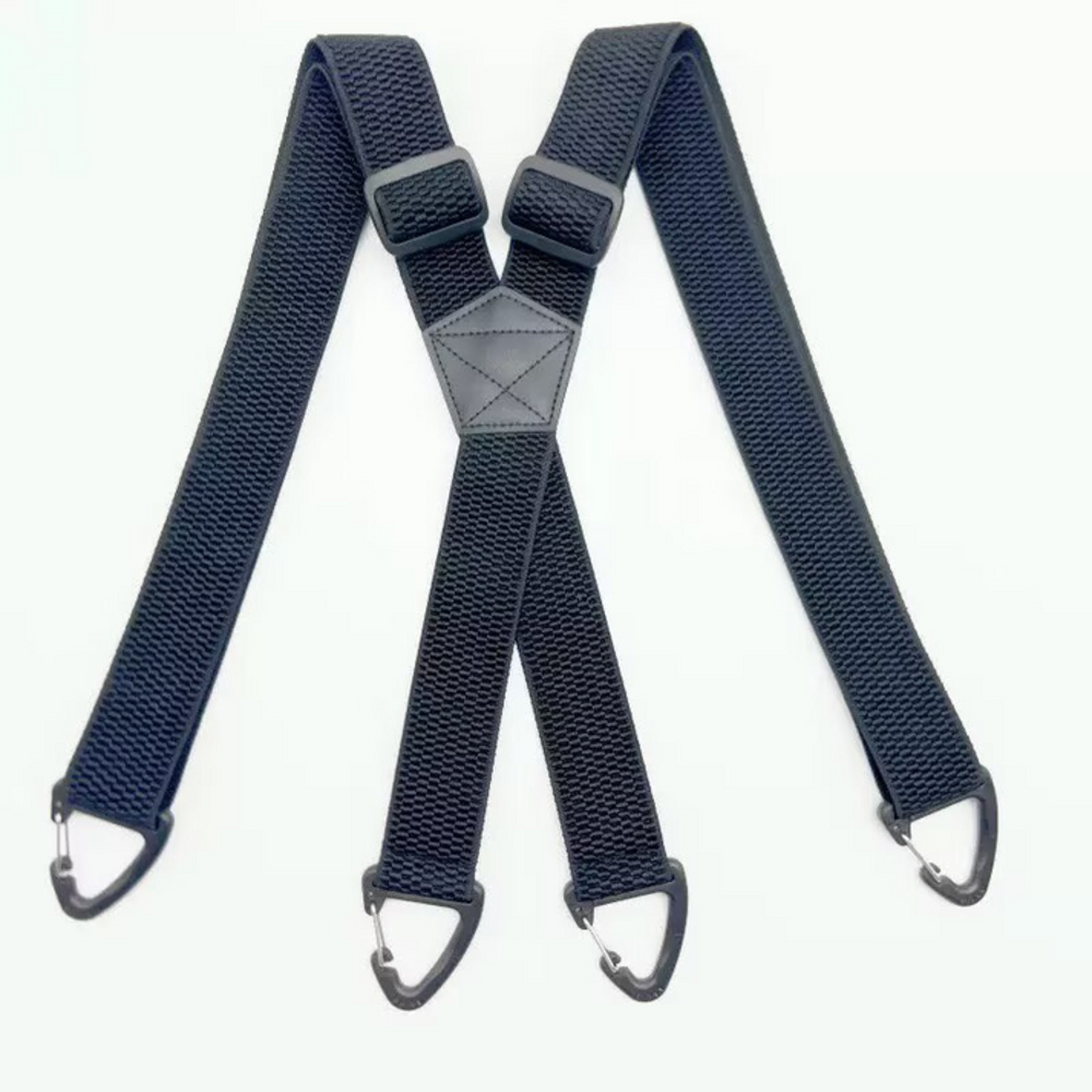 Men's Adjustable Suspenders - X-Back / Y-Back Styles with Hook Clips