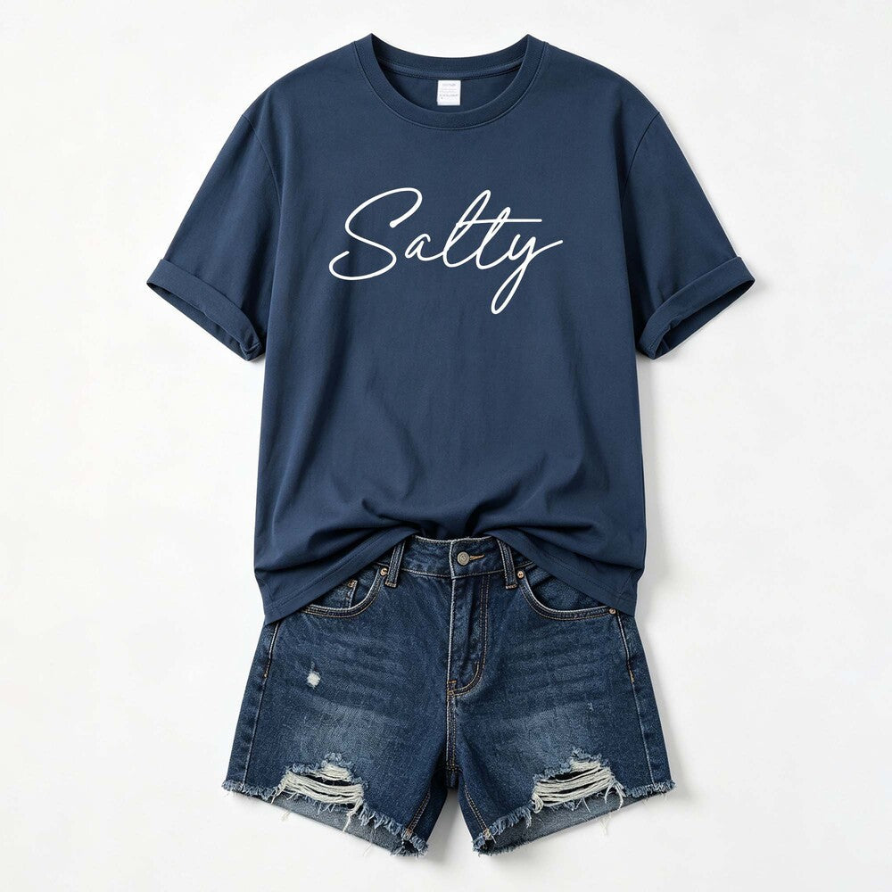 Salty Beach Girl Tee - Ocean Lover Shirt