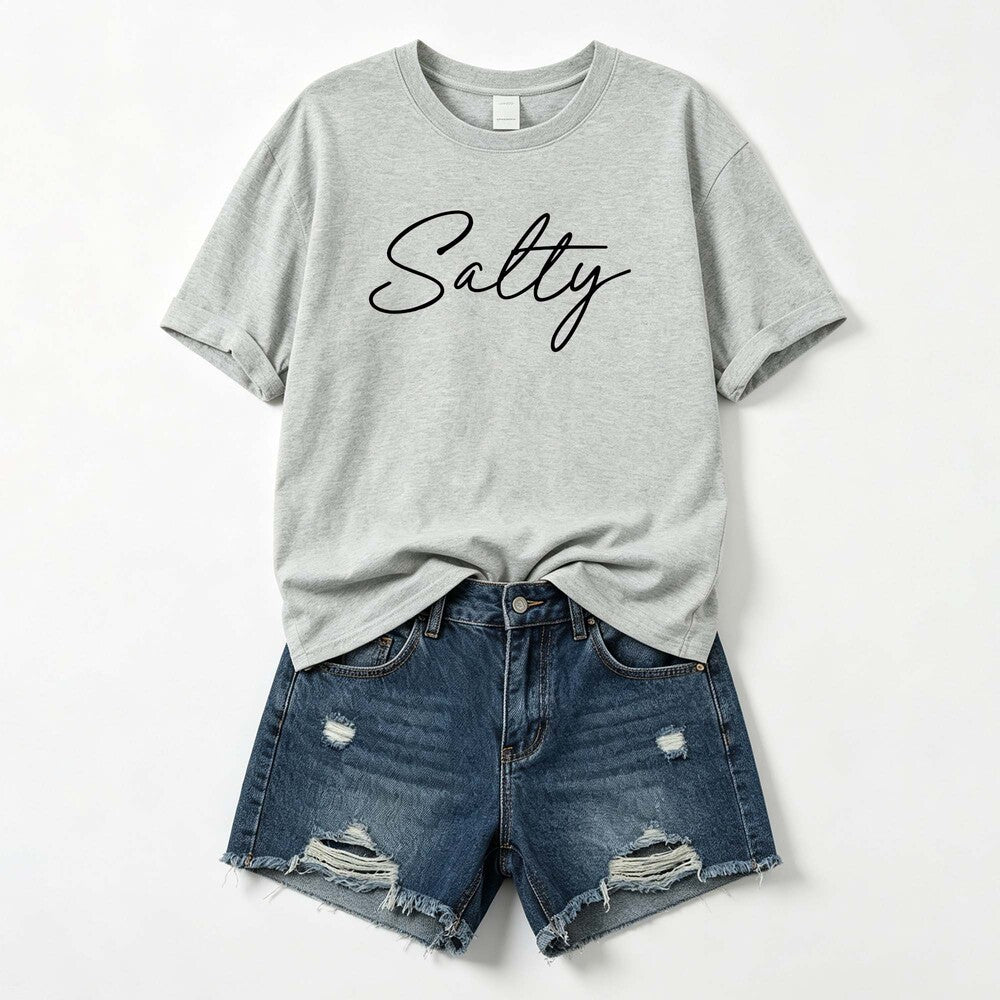 Salty Beach Girl Tee - Ocean Lover Shirt