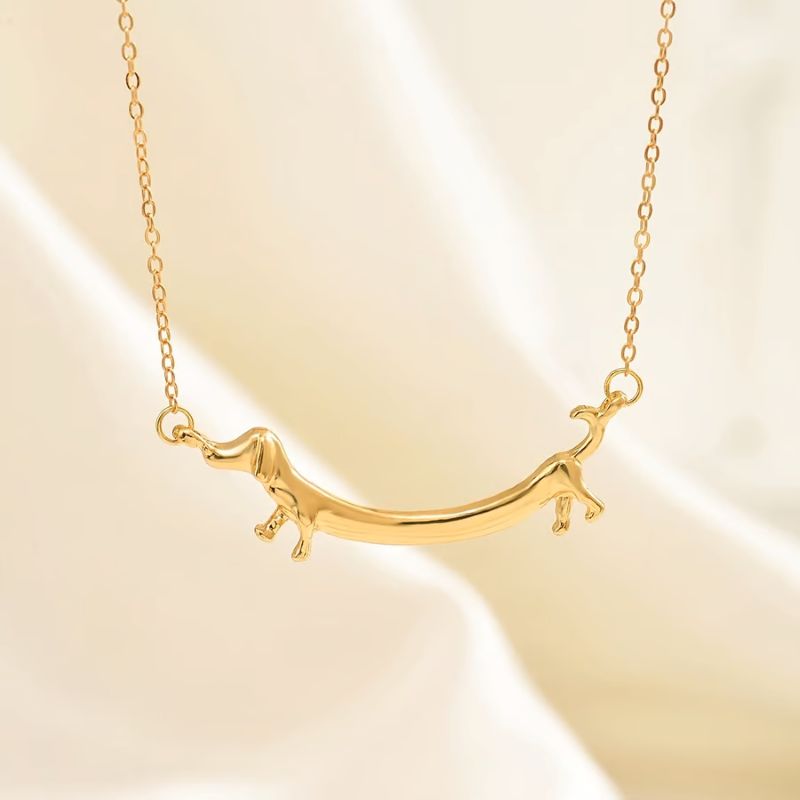 Elegant Dachshund Necklace
