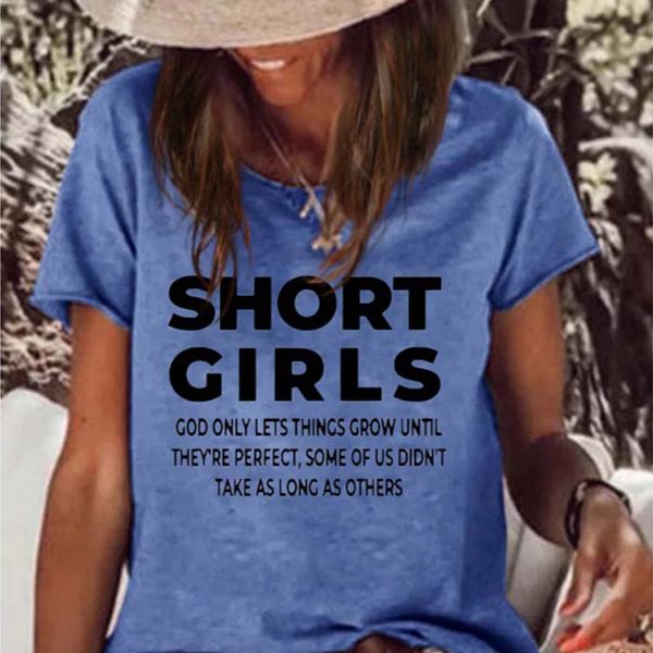 Short Girls Funny Graphic Tee
